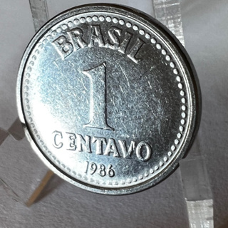 1 Centavo 1986 Moeda Brasão da República Coleção Aço em Oferta na Shopee