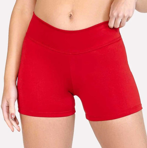Shorts Curto Saia Vestido Segunda Pele Exercícios Academia