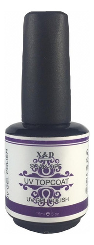 Esmalte Gel Top Coat Uv X&d - Para Unhas Acrygel - Manicure