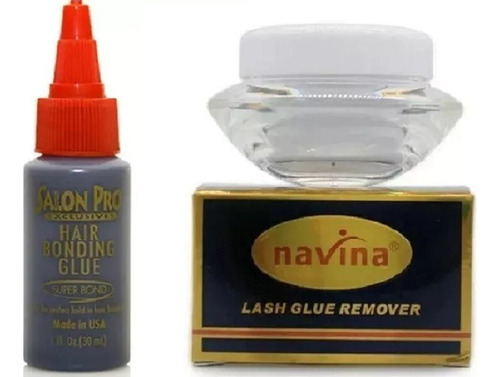 Kit Extensão De Cilios Cola Salon Pro E Removedor Navina