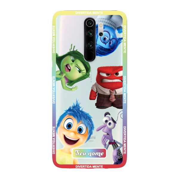 Capinha para Xiaomi RedMi Note 8 Pro Anti Impacto Personalizada - Divertidamente - Divertida Mente Transparente com nome