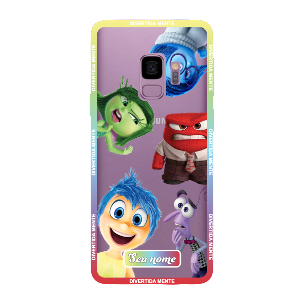 Capinha para Samsung S9 Anti Impacto Personalizada - Divertidamente - Divertida Mente Transparente com nome