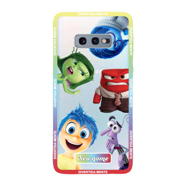 Capinha para Samsung S10e Anti Impacto Personalizada - Divertidamente - Divertida Mente Transparente com nome