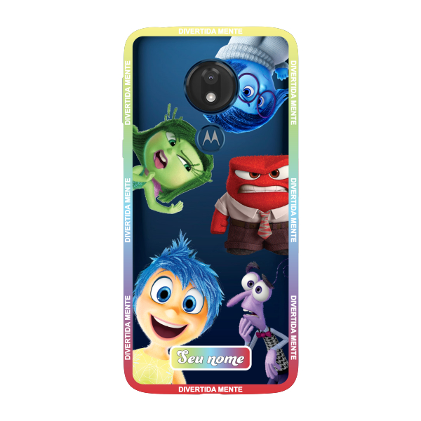 Capinha para Moto G7 Power Anti Impacto Personalizada - Divertidamente - Divertida Mente Transparente com nome