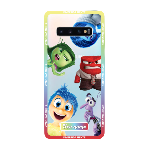 Capinha para Samsung S10 Plus Anti Impacto Personalizada - Divertidamente - Divertida Mente Transparente com nome