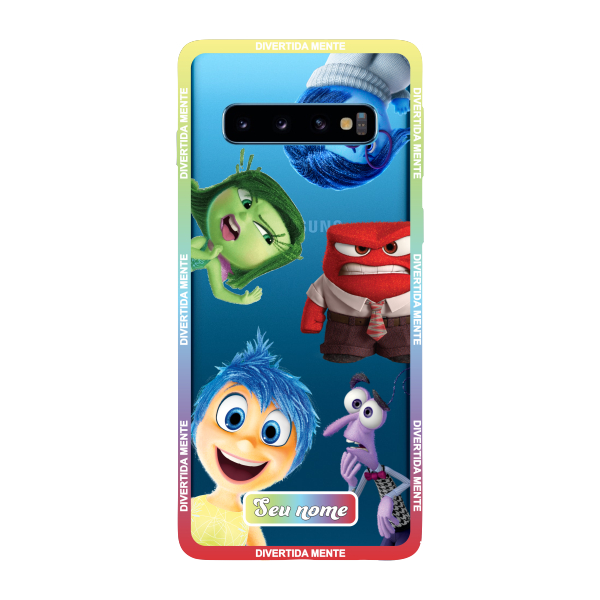 Capinha para Samsung S10 Anti Impacto Personalizada - Divertidamente - Divertida Mente Transparente com nome