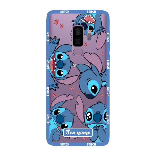 Capinha para Samsung S9 Plus Anti Impacto Personalizada - Lilo Stitch - Stiti Transparente com nome em Oferta na Shopee