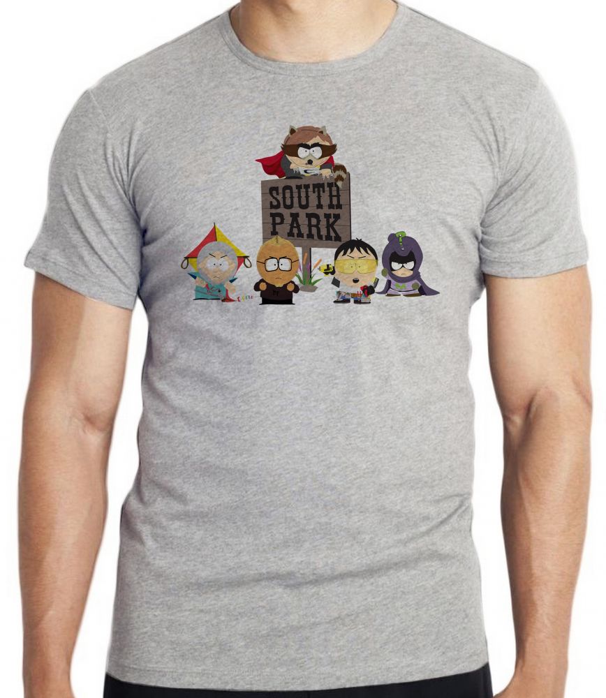 camiseta blusa South Park Super Herois  Blusa criança infantil juvenil adulto camisa todos tamanhos