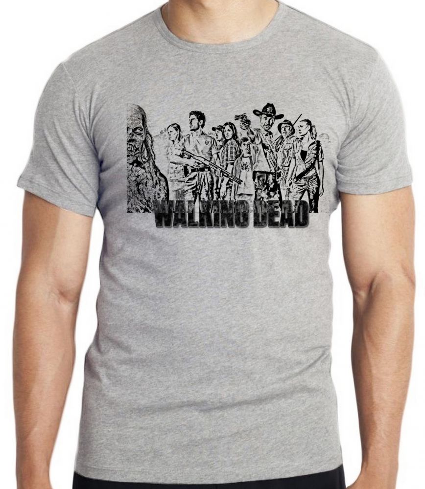 camiseta blusa The Walking Dead Serie Blusa criança infantil juvenil adulto camisa todos tamanhos