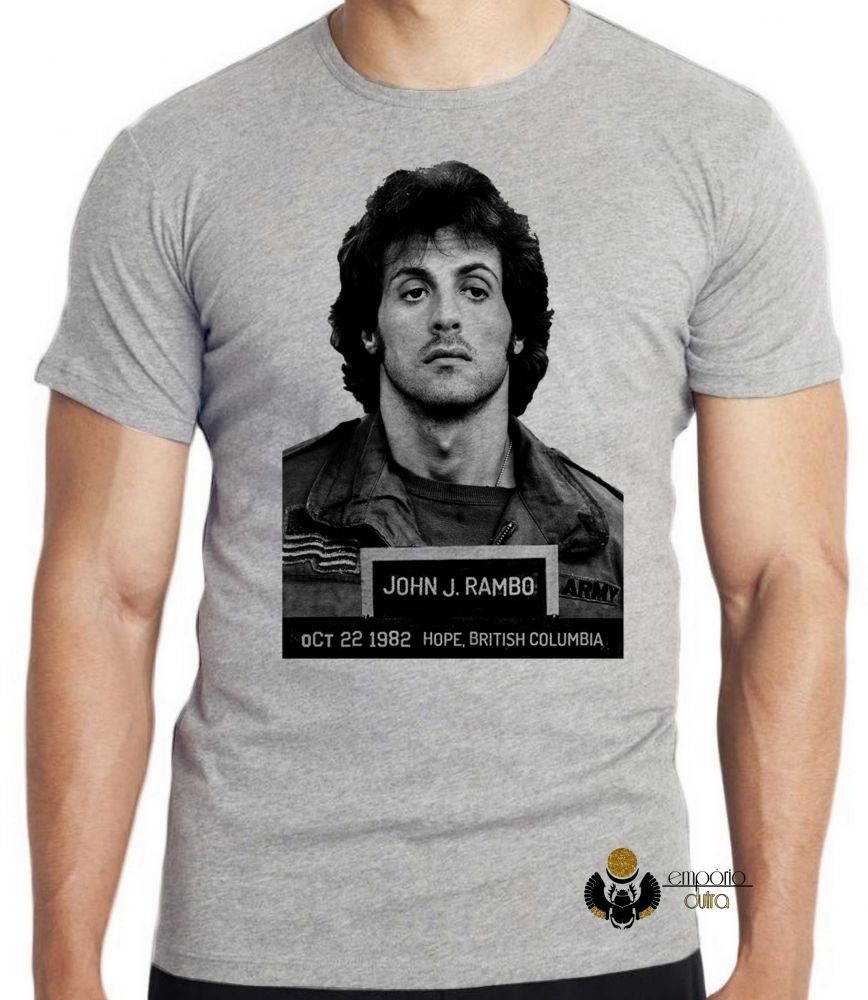 camiseta blusa  John Rambo  Blusa criança infantil juvenil adulto camisa todos tamanhos