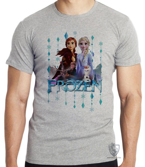 camiseta blusa Frozen II Elsa Anna Olaf Blusa criança infantil juvenil adulto camisa tamanhos