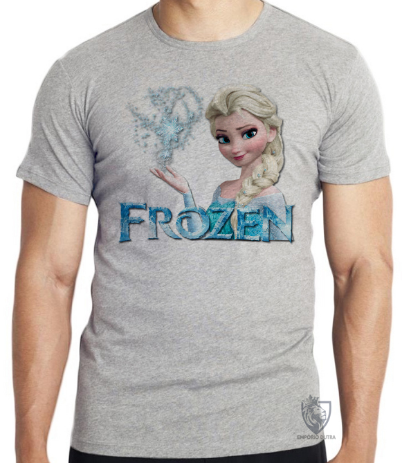 camiseta blusa Frozen Elsa Blusa criança infantil juvenil adulto camisa tamanhos