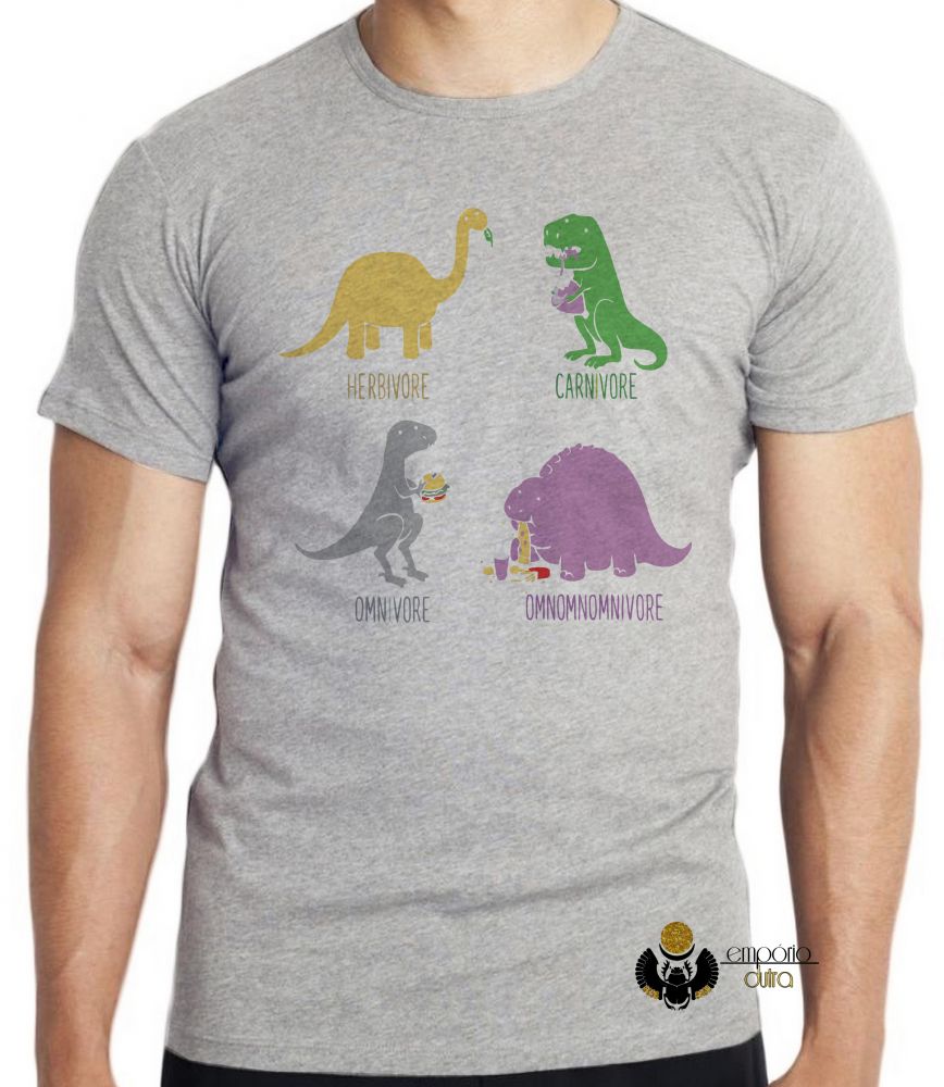 camiseta blusa Dinossauro comilão  Blusa criança infantil juvenil adulto camisa tamanhos