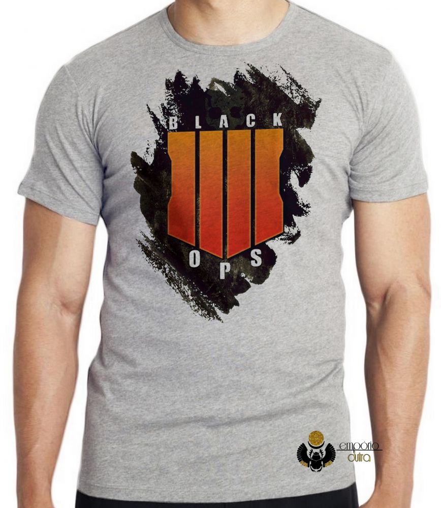 camiseta blusa Call of Duty  Black Ops Blusa criança infantil juvenil adulto camisa tamanhos