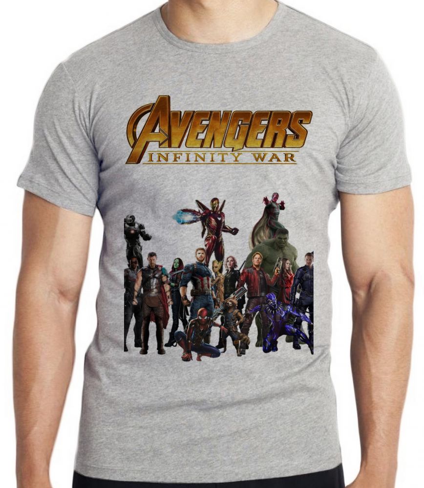 camiseta blusa Vingadores Guerra Infinita Blusa criança infantil juvenil adulto camisa tamanhos
