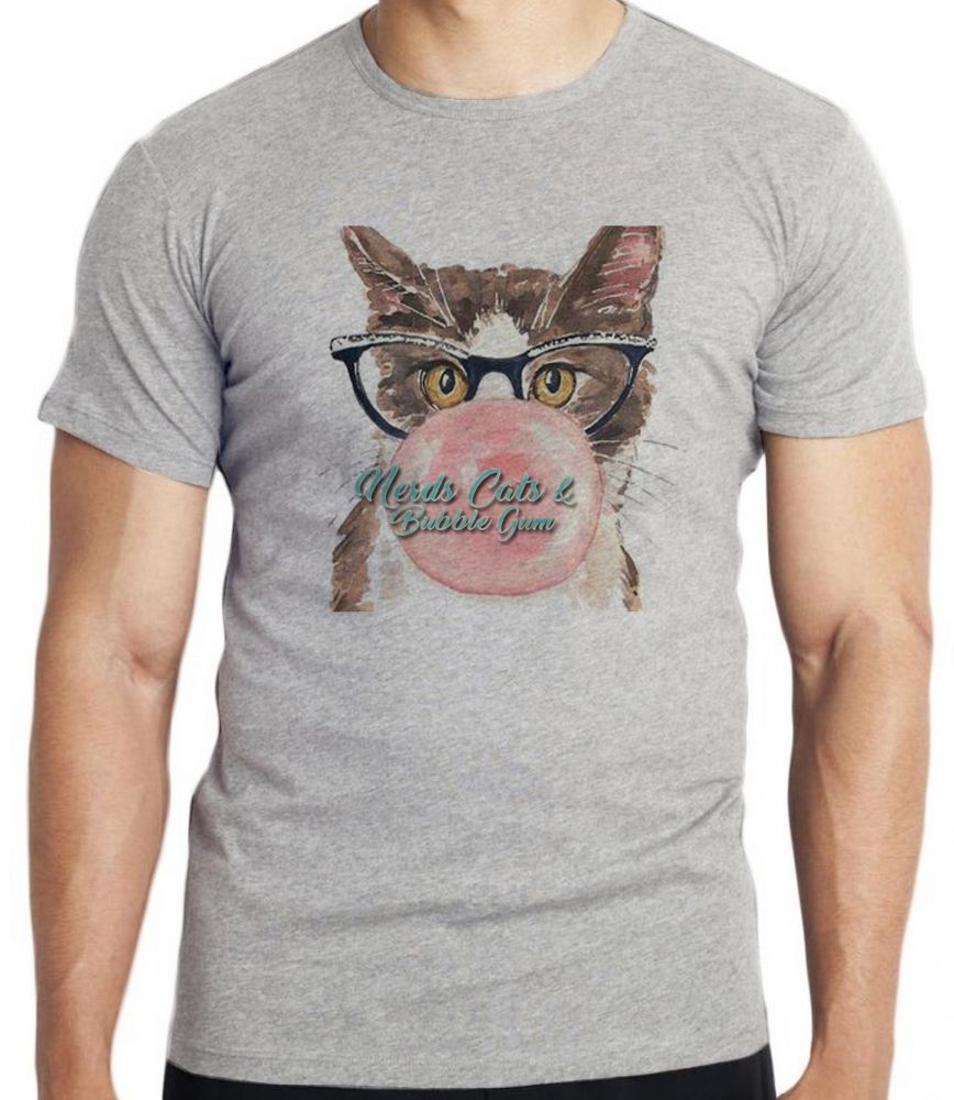 camiseta blusa Gatos bubble gum Blusa criança infantil juvenil adulto camisa tamanhos