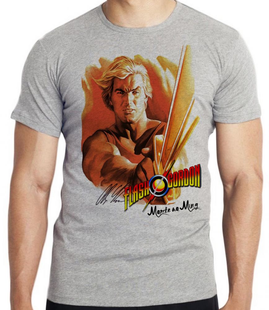 camiseta blusa  Flash Gordon Morte ao Ming! Blusa criança infantil juvenil adulto camisa tamanhos