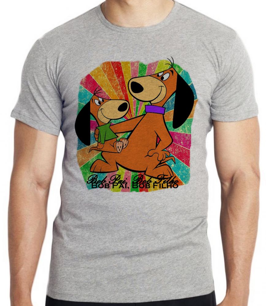 camiseta blusa  Bob pai Bob filho Blusa criança infantil juvenil adulto camisa tamanhos