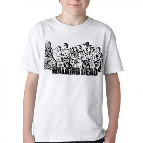 camiseta blusa Infantil ou adulto The Walking Dead Serie Blusa Criança todos tamanhos