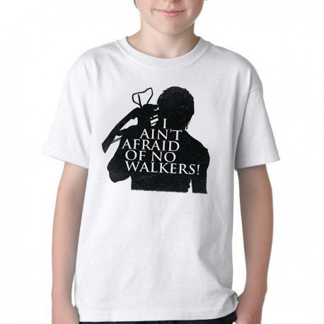 camiseta blusa Infantil ou adulto The Walking Dead Afraid  Blusa Criança todos tamanhos