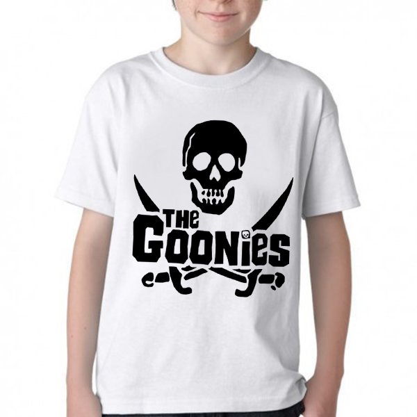camiseta blusa Infantil ou adulto The Goonies Caveira Blusa Criança todos tamanhos