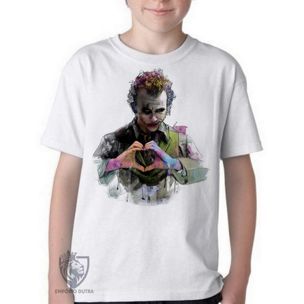 camiseta blusa Infantil ou adulto Coringa Blusa Criança todos tamanhos