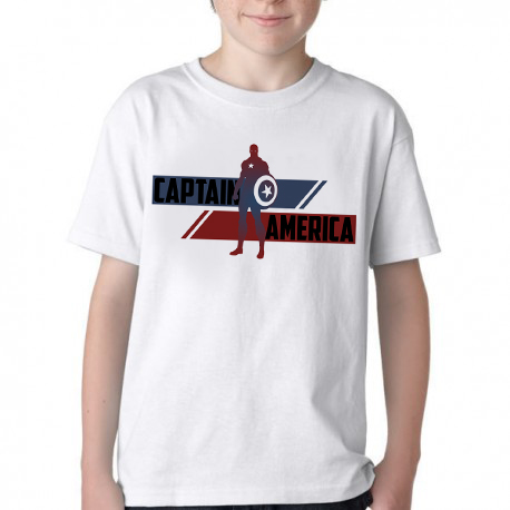 camiseta blusa Infantil ou adulto Capitão América Listra Vingadores Blusa Criança todos tamanhos