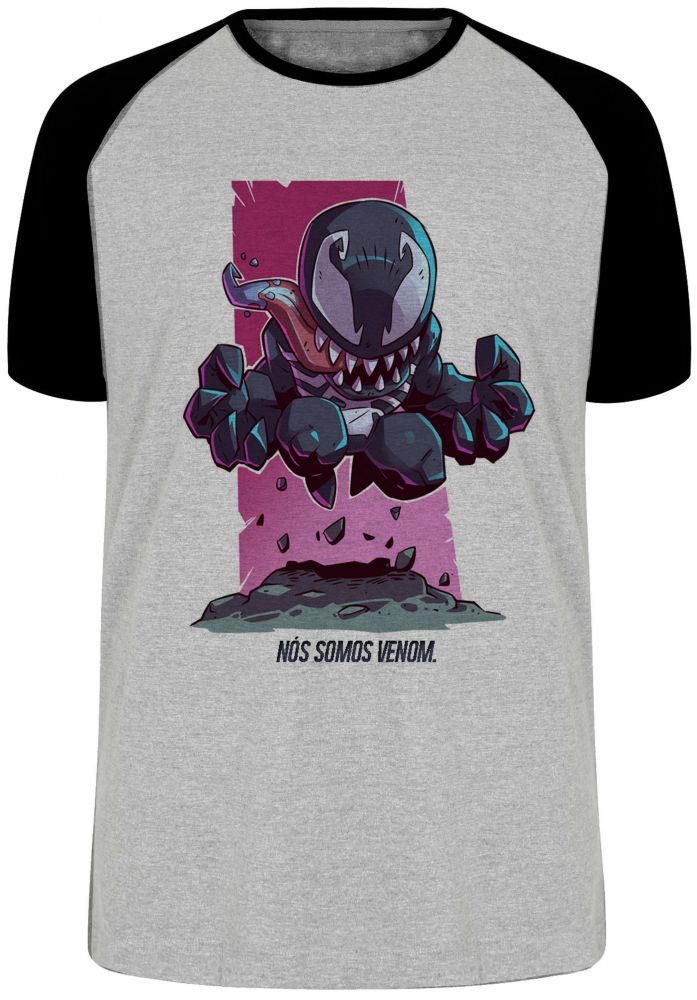 camiseta blusa Venom  Blusa Plus Size extra grande adulto ou infantil