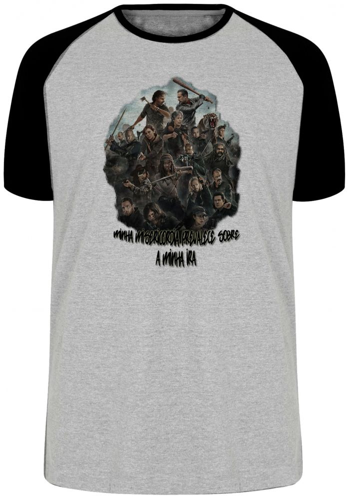 camiseta blusa The Walking Dead Misericórdia Blusa Plus Size extra grande adulto ou infantil