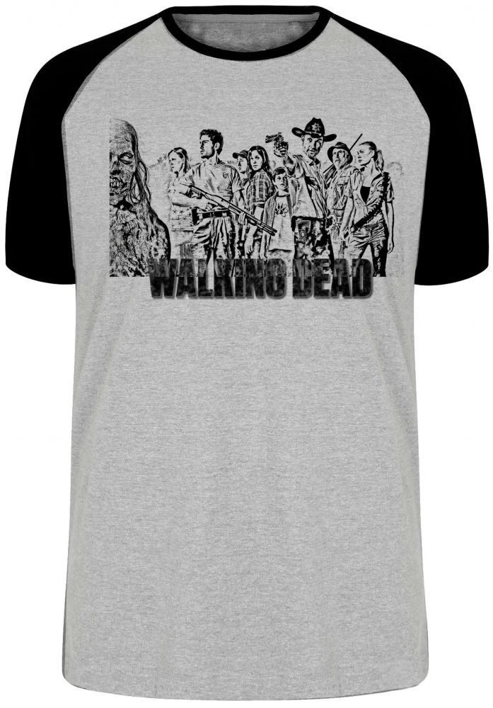 camiseta blusa The Walking Dead Serie Blusa Plus Size extra grande adulto ou infantil