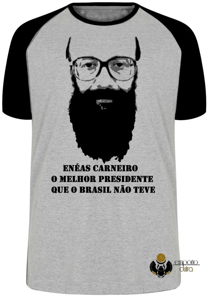camiseta blusa Enéas Carneiro melhor presidente Blusa Plus Size extra grande adulto ou infantil