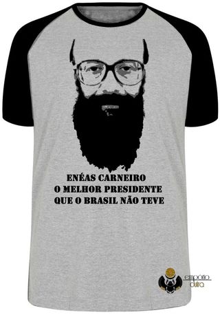 camiseta blusa Enéas Carneiro melhor presidente Blusa Plus Size extra grande adulto ou infantil