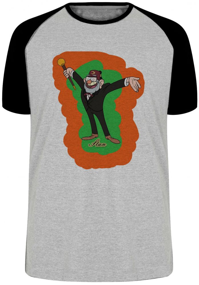 camiseta blusa Gravity Falls Tio Stan Blusa Plus Size extra grande adulto ou infantil