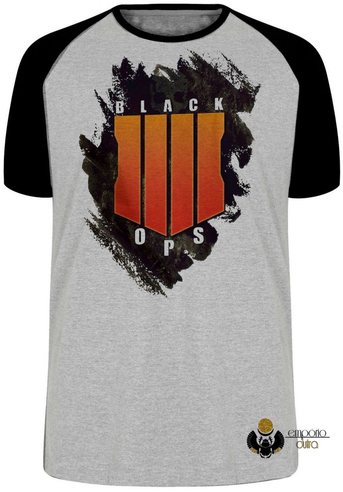 camiseta blusa Call of Duty  Black Ops Blusa Plus Size extra grande adulto ou infantil