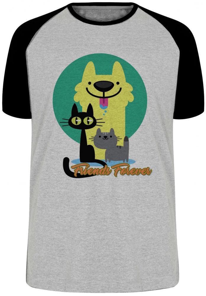 camiseta blusa Pets Friend Forever  Blusa Plus Size extra grande adulto ou infantil