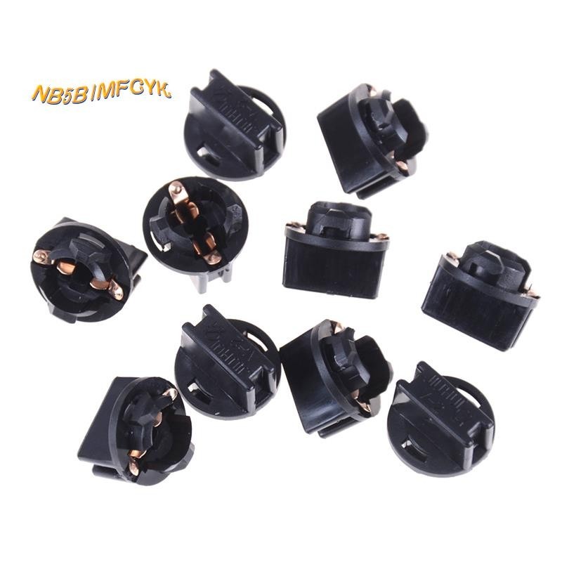 10 Peças T10 Tomada T10 Painel De Instrumentos W5W 168 192 194 Bases De Cunha De Trava De Torção Para Lâmpada Dash Bulb Plug