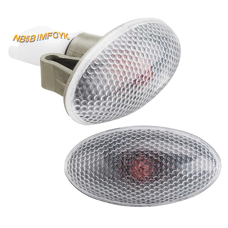 【nb5bBRJ3】632574 2 X Indicador De Lâmpada Repetidora De Sinal De Volta Para Peugeot 206 407 607