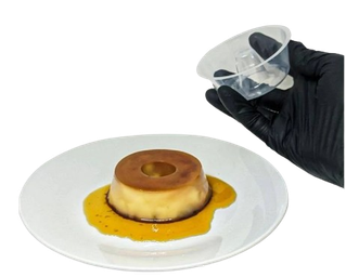 Forminha De Plástico C/Tampa Para Mini Pudim 90ml Pacote C/10 Unidades CRISPLASTIC em Oferta na Shopee