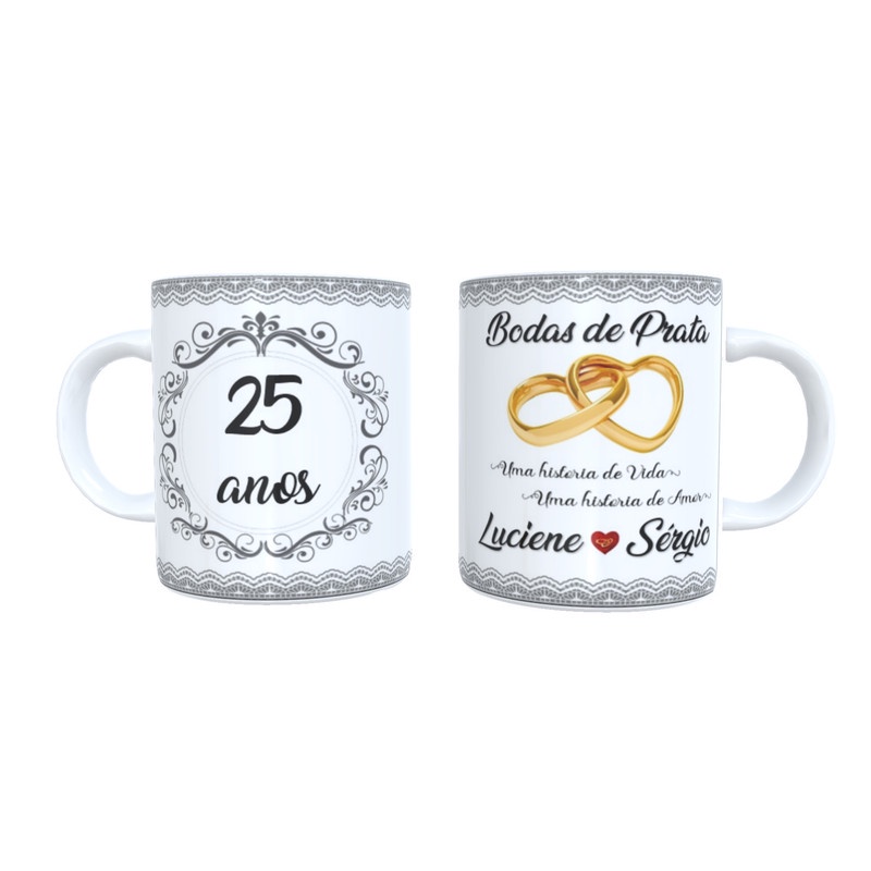 Bodas de Ouro Tacas Personalizadas: Onde Comprar | BuscaProdutos