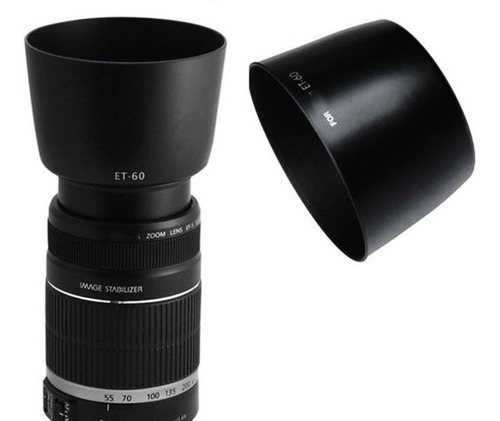 Para-sol Et-60 Lente Canon 55-250mm 75-300mm 90-300mm Et60