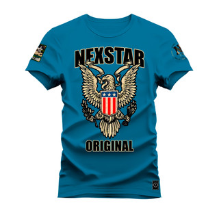 Camiseta Estampada Confortável Original Nexstar em Oferta na Shopee