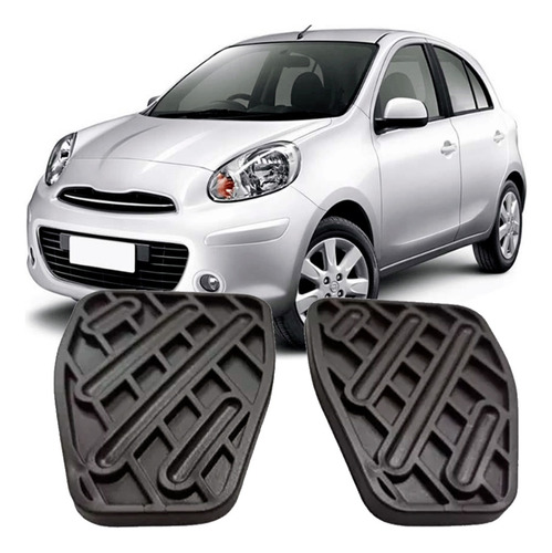 Par Capa Pedal  Freio Embreagem March Sentra Versa