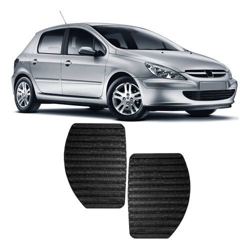 Par Capa Pedal Do Freio E Embreagem Peugeot 307 308 408 208 em Oferta na Shopee