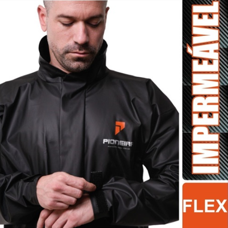 Capa de Chuva Conjunto para Motoqueiro material Flex Impermeável - PREMIUM PIONEIRA