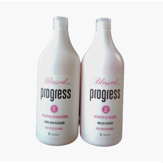 Progressiva Blessed Hair 2x1L em Oferta na Shopee