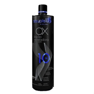Souple Liss Água Oxigenada OX Loção Reveladora 10 Vol. 900ml - C em Oferta na Shopee