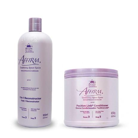 Avlon Affirm Combo Reconstrutor 5 in 1 950ml + Affirm Positive Link 650ml - G