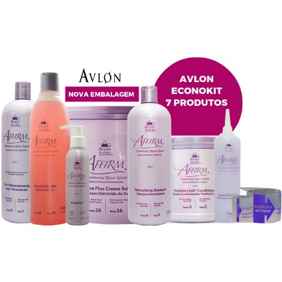 Avlon Affirm Econokit Combo Relaxamento Guanidina Profissional Pequeno - 7 Produtos - G