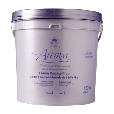 Avlon Affirm Creme Alisante Hidróxido de Sódio Normal Plus 1,8 Kg - G