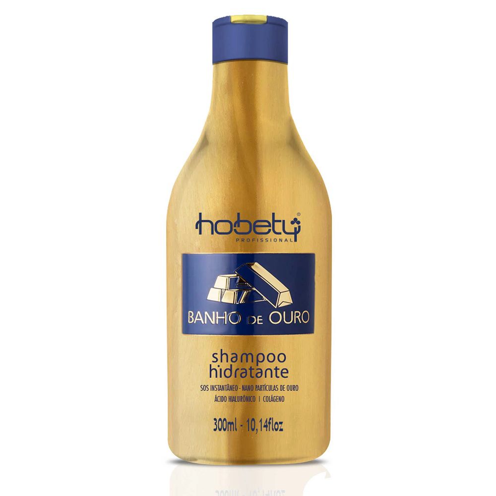 Hobety Banho De Ouro Shampoo Hidratante 300ml - Loja Impacto